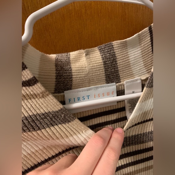 First Issue Striped Sweater - Picture 2 of 3